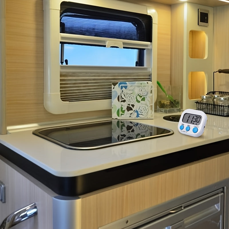 2/4 шт. магнитных цифровых кухонных таймеров с большим ЖК-дисплеем для готовки, выпечки, упражнений