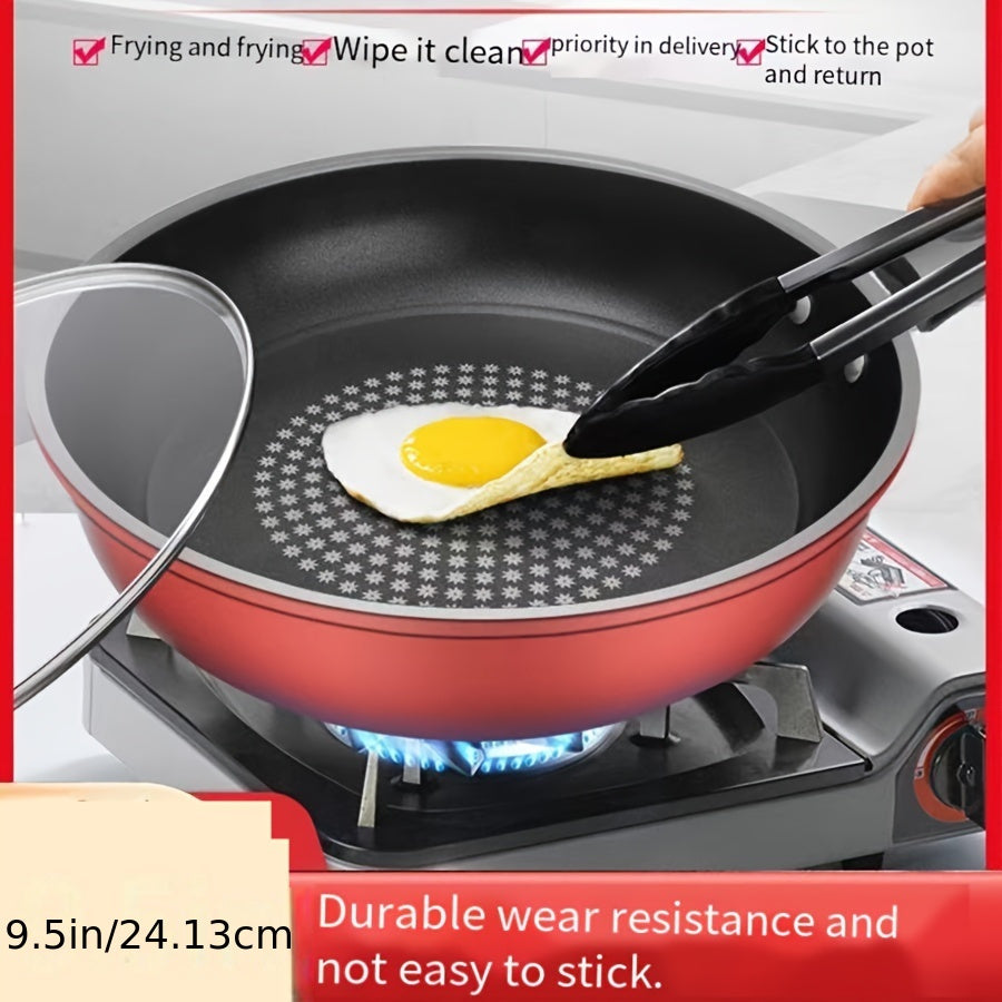 Cast Iron Skillet 1-Piece Non-Stick Dishwasher Safe Thick for Pancakes and More Suitable for Induction and Gas Stoves