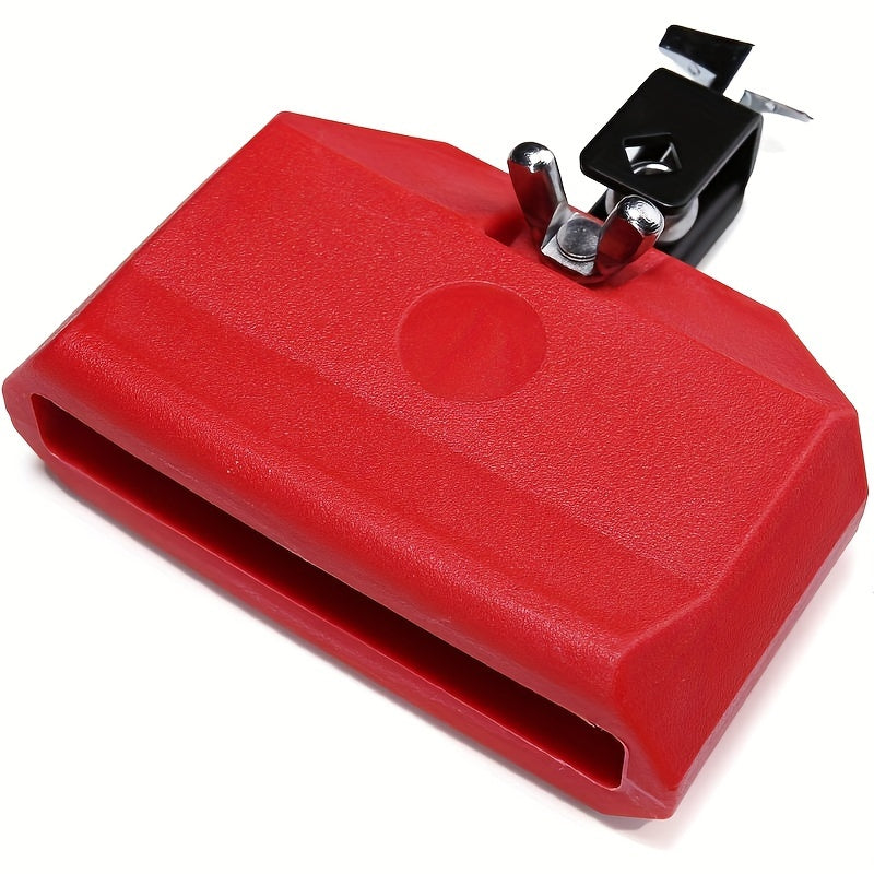 Red Blue Plastic Latin Percussion Jam Block for Musical Performance
