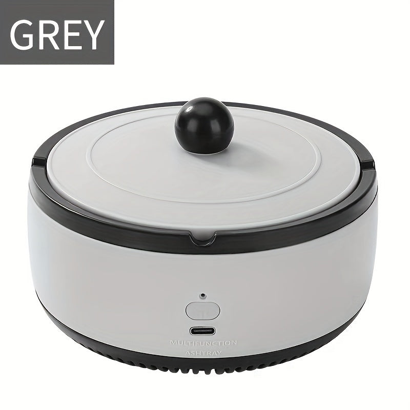 USB Rechargeable Air Purifier with Negative Ion Technology for Smoke Dust Removal White