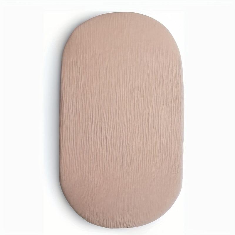 - Подарок на Хэллоуин и Рождество: Мягкие хлопковые простыни для овального матраса детской кроватки и муслиновая простыня для колыбели | 81,28 см X 40,64 см