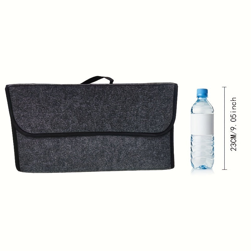 Складной органайзер для багажника автомобиля с ручкой, мягкий материал, надежное закрытие, хранение