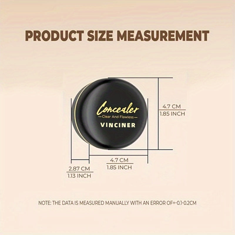 Women Waterproof Full Coverage Concealer Cream for Dark Spots and Scars