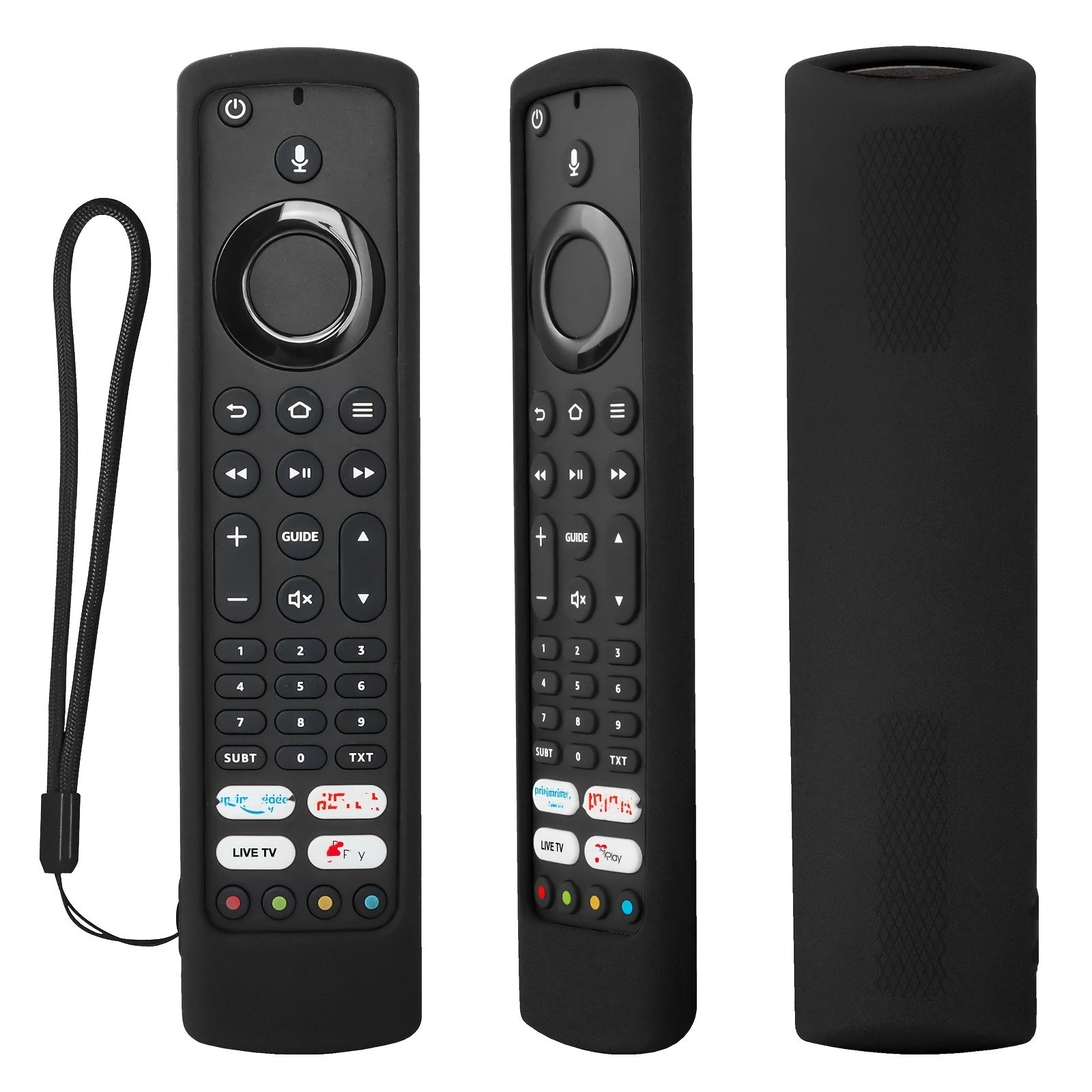 Funda de silicona para control remoto para TV y mandos de medios, funda duradera para Toshiba, JVC, Xiaomi Fire TV, TCL