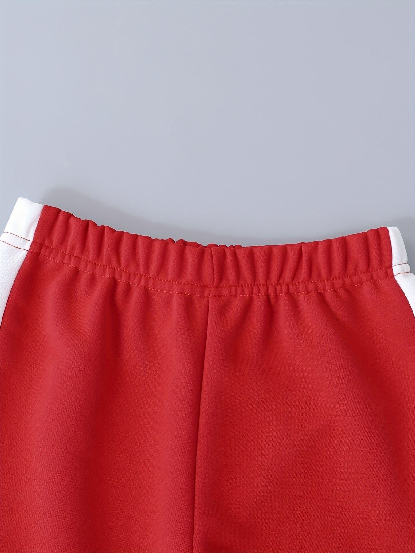 Boys' Polyester Baseball Suit and Pants Set Solid Color Spring Fall Casual