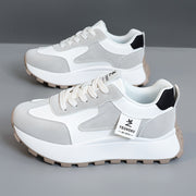 Women's Outdoor Sneakers Breathable Synthetic Fabric Cushioned Sole Casual Walkers