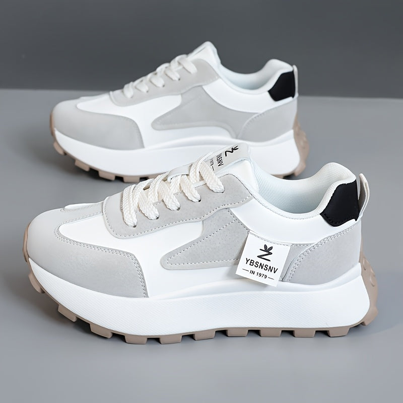 Women's Outdoor Sneakers Breathable Synthetic Fabric Cushioned Sole Casual Walkers