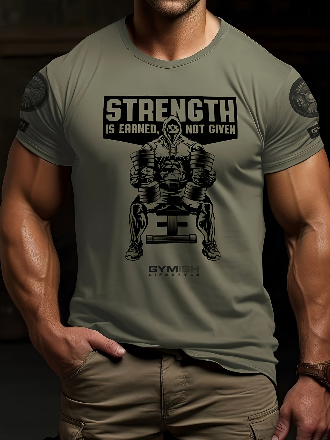 Мужская футболка из полиэстера большого размера с принтом по всему изделию, круглый вырез, короткий рукав, лето