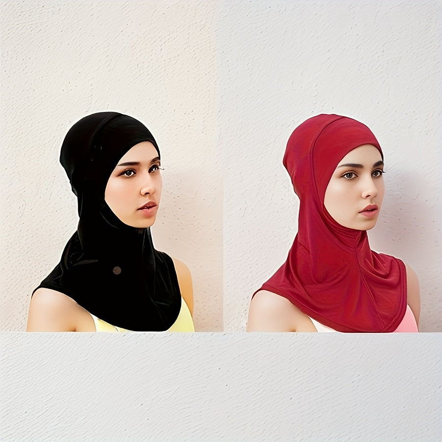 Nafas oladigan elastik turban shlyapa hijab Ramazon va Eid sovgʻasi uchun