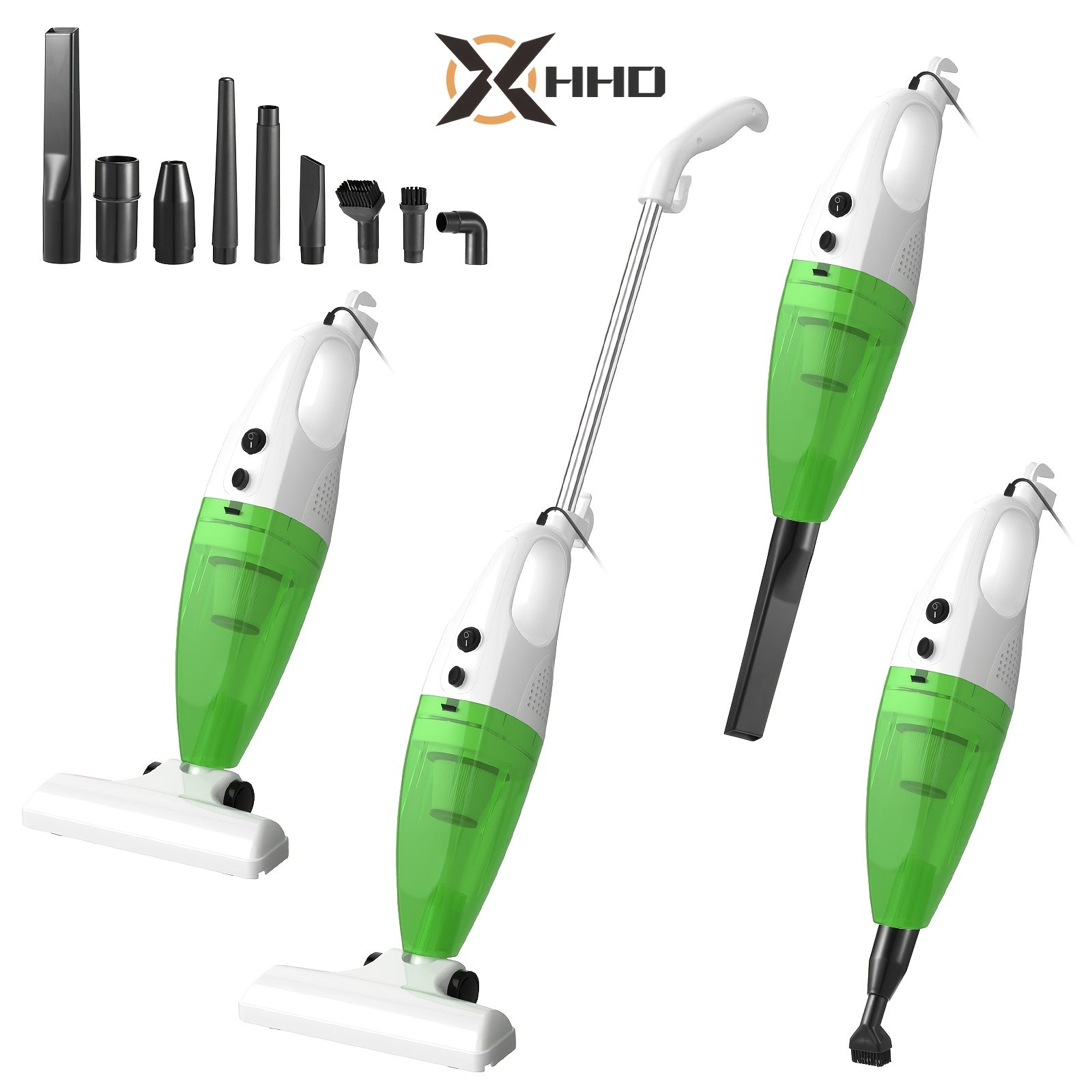 Yuviladigan HEPA filtri va kuchli so'rish quvvati bilan ipli pol vakuum tozalagich; uy, yotoqxona, yog'och pol va uy hayvonlari sochlari uchun mos.