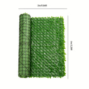 Artificial Ivy Fence Screen Garden Wall Panel 97.54x298.7cm Lifelike Greenery