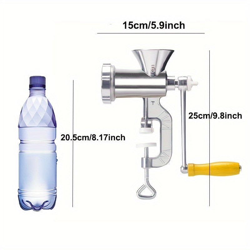 Stainless Steel qo'lda go'sht maydalagich go'sht, sabzavot va ziravorlar uchun