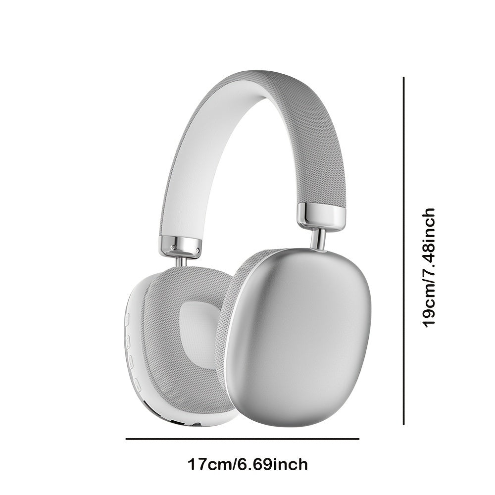 Auriculares inalámbricos para DJ con chip 5.3, larga duración de batería de 200 horas, sonido envolvente y cancelación de ruido