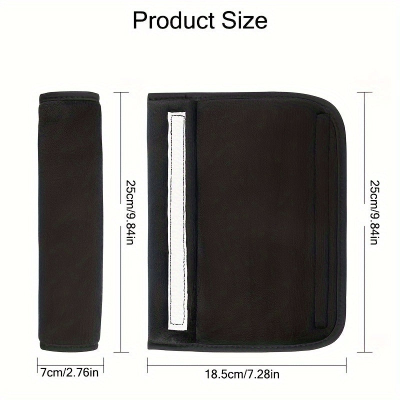 Аксессуары для интерьера автомобиля для мужчин и женщин: 2-компонентные чехлы для ремней безопасности и подушки для плеч ремня безопасности.