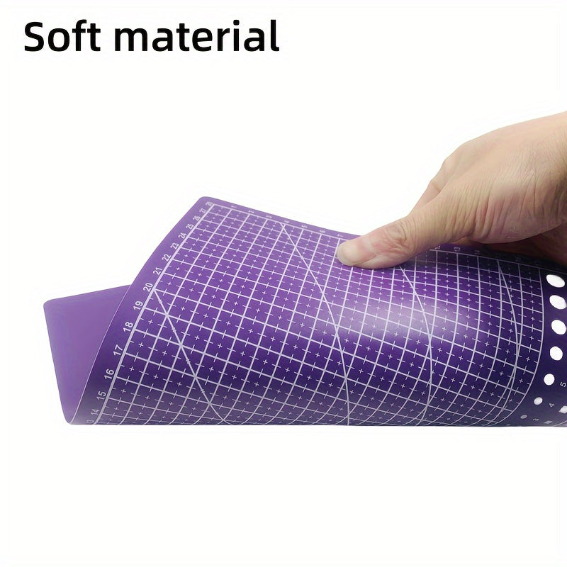 A4 Kesish matritsasi qoʻl sanʼati uchun stol usti 30x22cm PP material yashil pushti qora koʻk sariq toʻq sariq