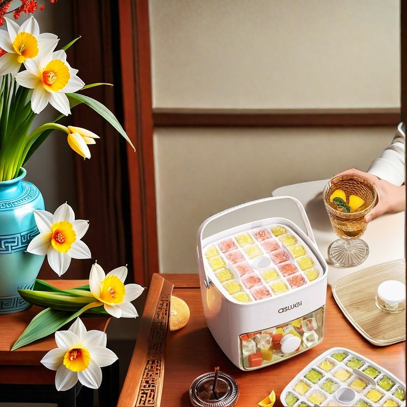 Oq 48-tarmoqli kvadrat tashqi muz qoplami, tez chiqarish va ikki qavatli