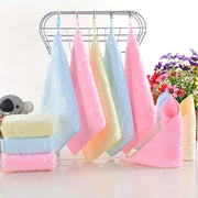 Set of 5 Soft Absorbent Washcloths for Bathroom 24.99x24.99cm