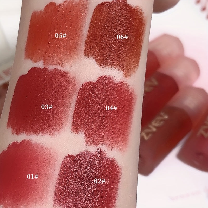 Ayollar uchun uzoq davom etadigan mat lip stain, yumshoq, silliq qizil lab bo'yoqi