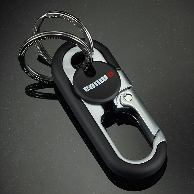 Men Metal Alloy Car Key Chain Durable Key Ring for Men Waist Hanging