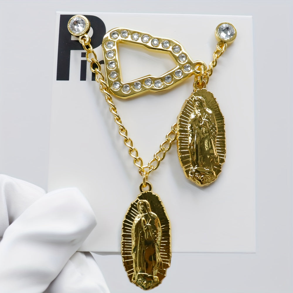 Religious Pendant Hat Chain Pin Set for Baseball Caps Men Accessories