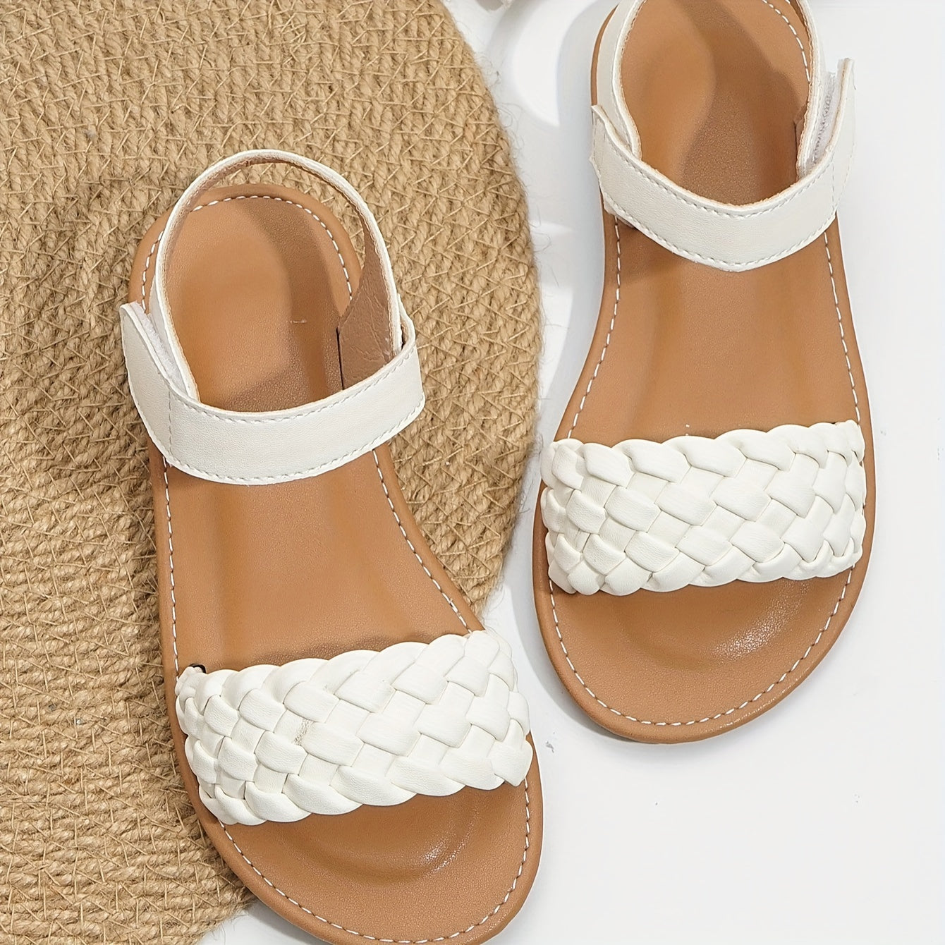 Girls' Breathable Sandals Summer Casual Princess Style Lightweight Easy Fastening