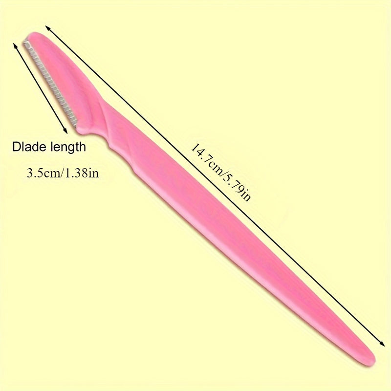 Juego de 10 piezas de maquinillas de acero inoxidable para recorte facial y corporal para hombres y mujeres