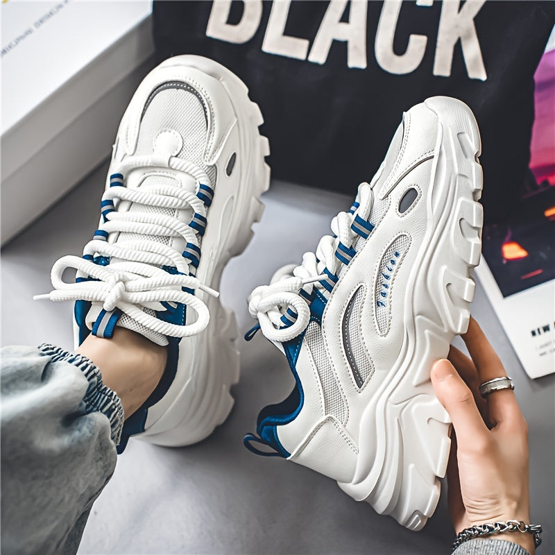 Men's Mesh Casual Sneakers for Outdoor Activities with EVA Sole