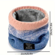 Kuz va qishning zaruriy buyumlari: Shamolga chidamli, iliq va zamonaviy trikotaj bo'yin qopqog'i, ichki qismi plus velur bilan qoplangan. Ushbu ko'p funksiyali sharf qo'shimcha iliqlik uchun qalinlashtirilgan.