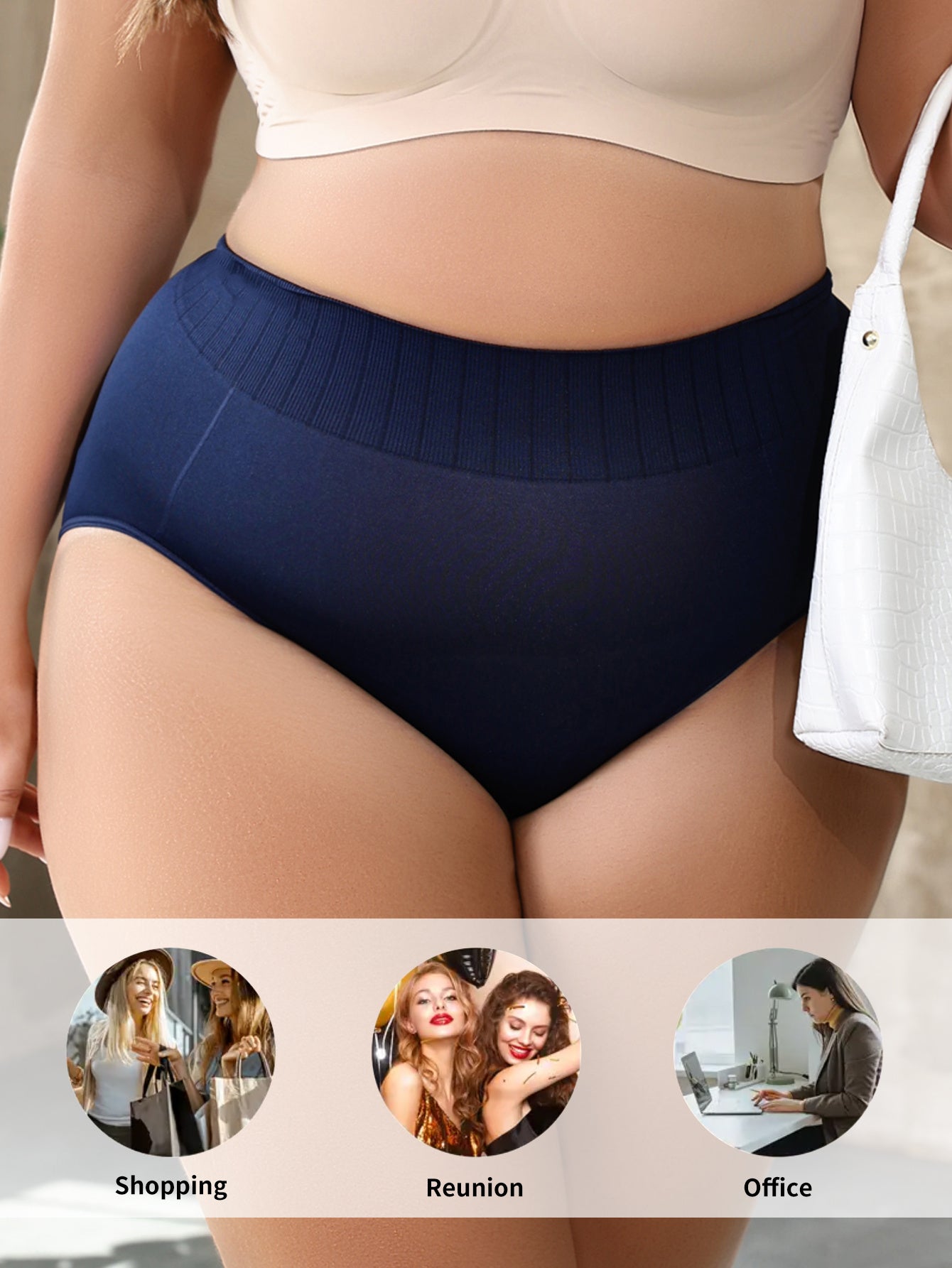 Women's Seamless Breathable High-Waisted Tummy Control Workout Shorts