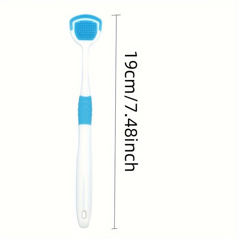 Unisex Plastic Tongue Cleaner Scraper Oral Hygiene Tool for Fresh Breath
