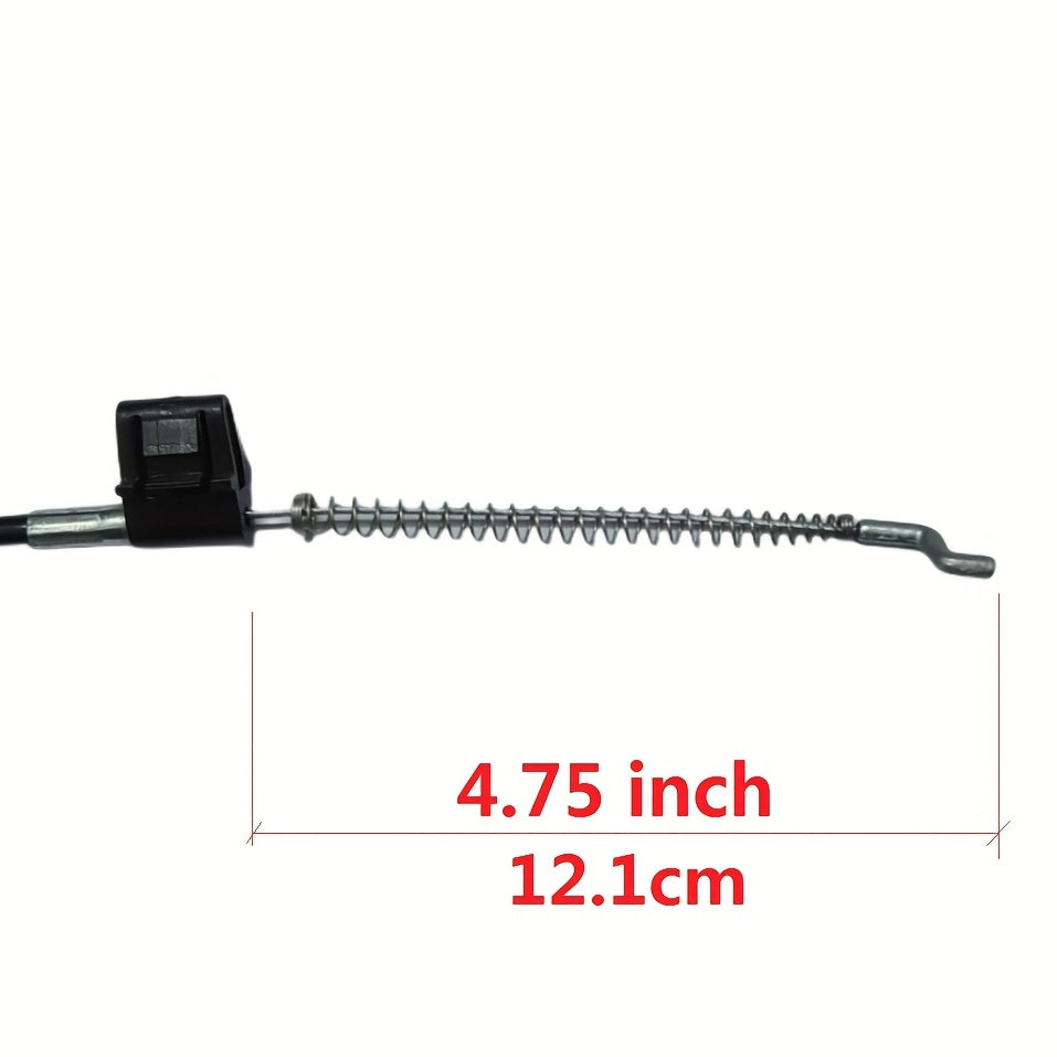 Black Plastic Recliner Handle with 12.06cm Cable for Sofa and Chair Recline