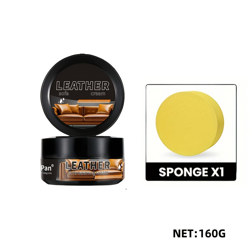 Воск для ухода за салоном автомобиля, восстановление кожи и пластика, 160 г