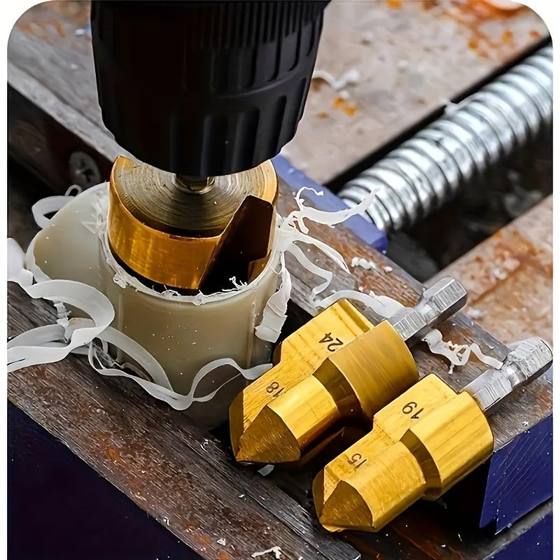 Steel PPR Water Pipe Reamer Drill Bits 20/25/32mm Hex Shank for Electric Drills