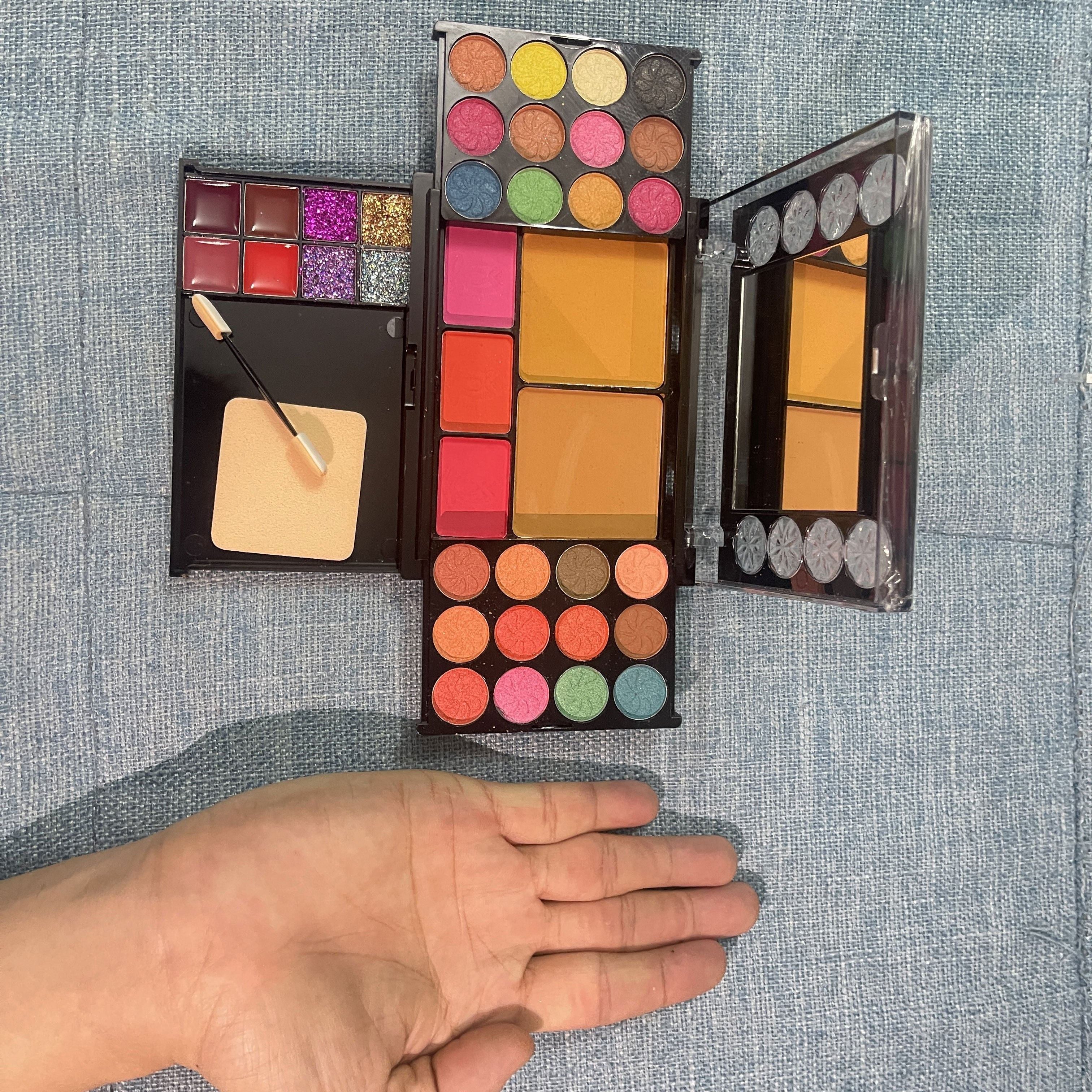 Paleta de maquillaje de 37 colores para mujer con brocha de sombra y kit de rubor