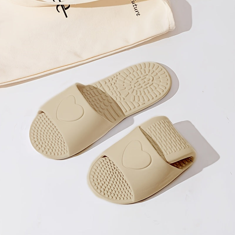 Unisex EVA Massage Slippers Foldable Non-Slip Indoor Bathroom Slides