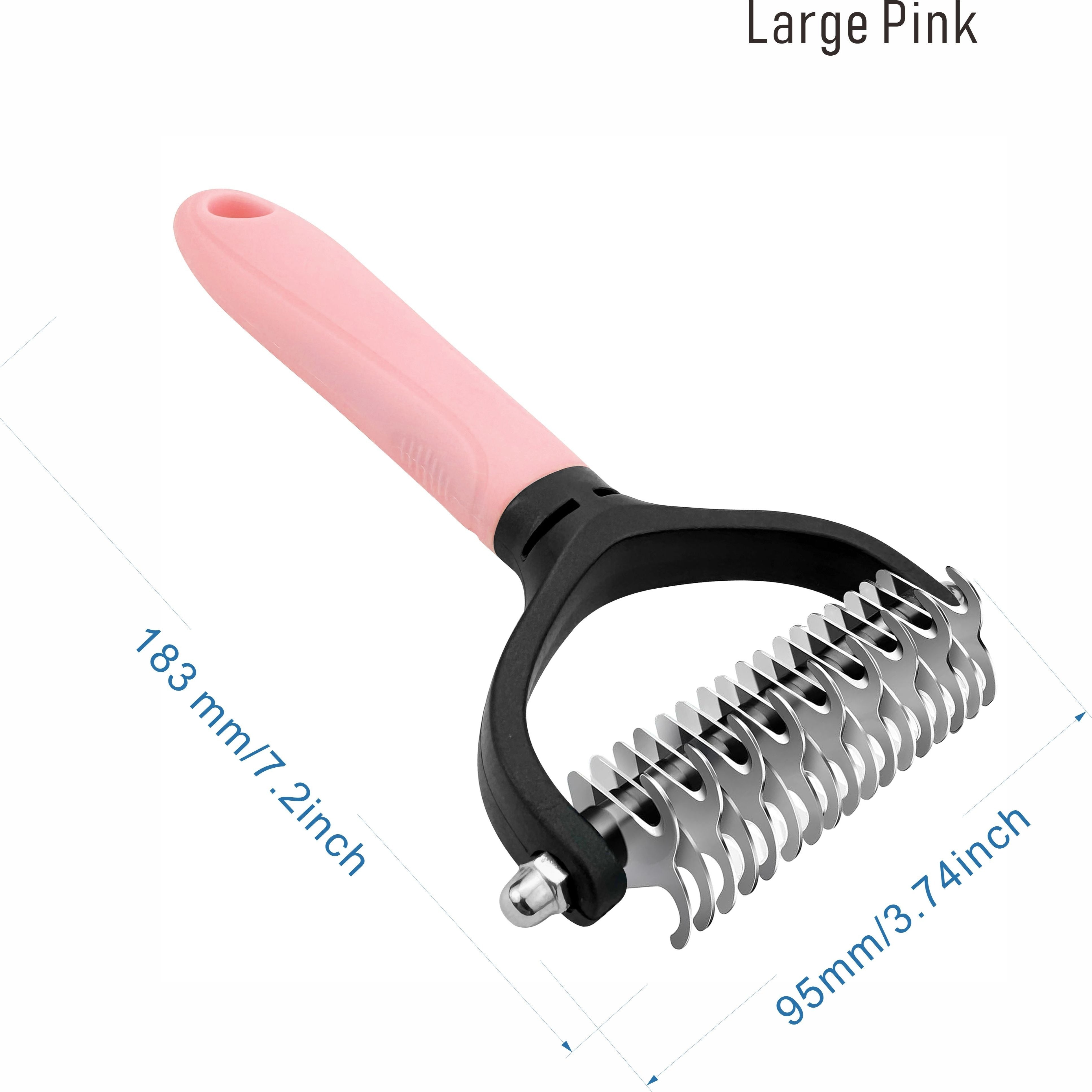 Stainless Steel Pet Comb for Cats and Dogs Tangles and Mats Removal Durable Grooming Tool