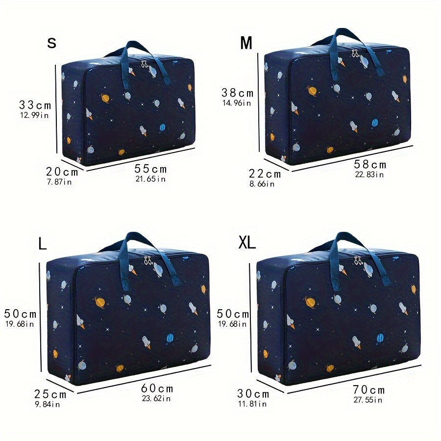 Large Capacity Waterproof Oxford Cloth Storage Bag for Clothes Bedding Toys Household Organization