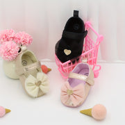 Kichkina qizlar uchun kanvas Mary Jane poyabzal, bog'lamli bog'lam bilan, engil tekis tagli, bahor va kuz uchun