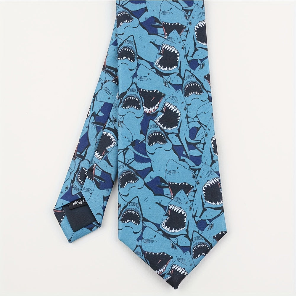 Men's Polyester Tie with Multicolor Modern Novelty Print