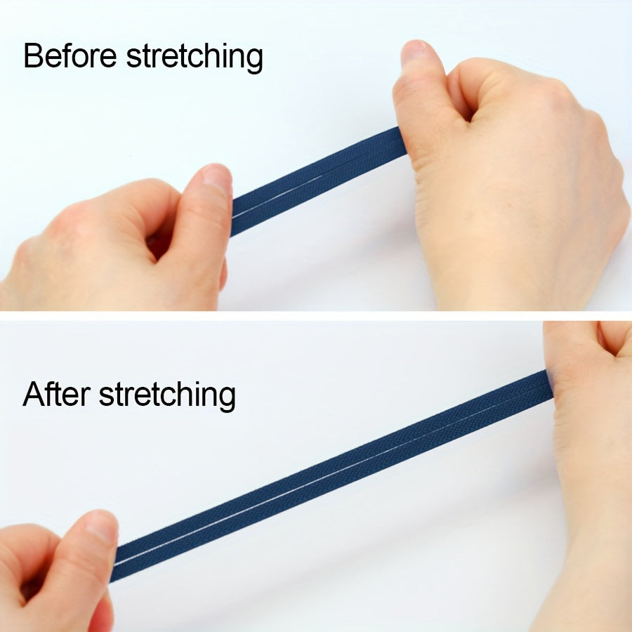 No-Tie Elastic Shoelaces for Sneakers and Casual Shoes 1 Pair Multicolor