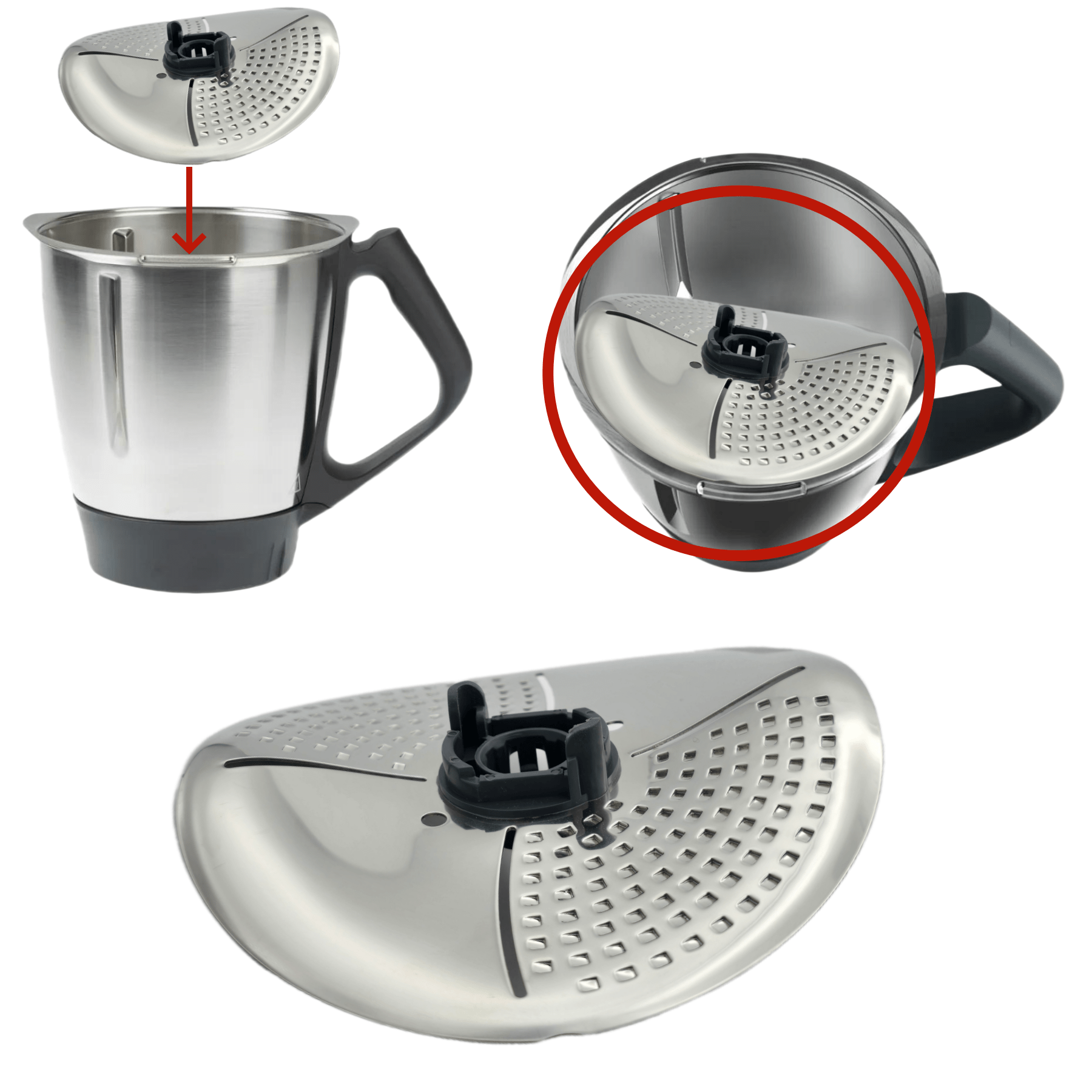 Stainless Steel 304 Protective Cover for Thermomix TM5 TM6 TM31 Kitchen Accessory