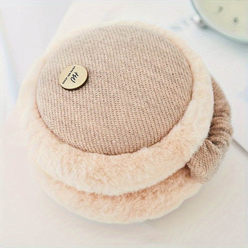 Cozy Plush Ear Warmers for Cold Weather Outdoor Activities with Ear Flaps