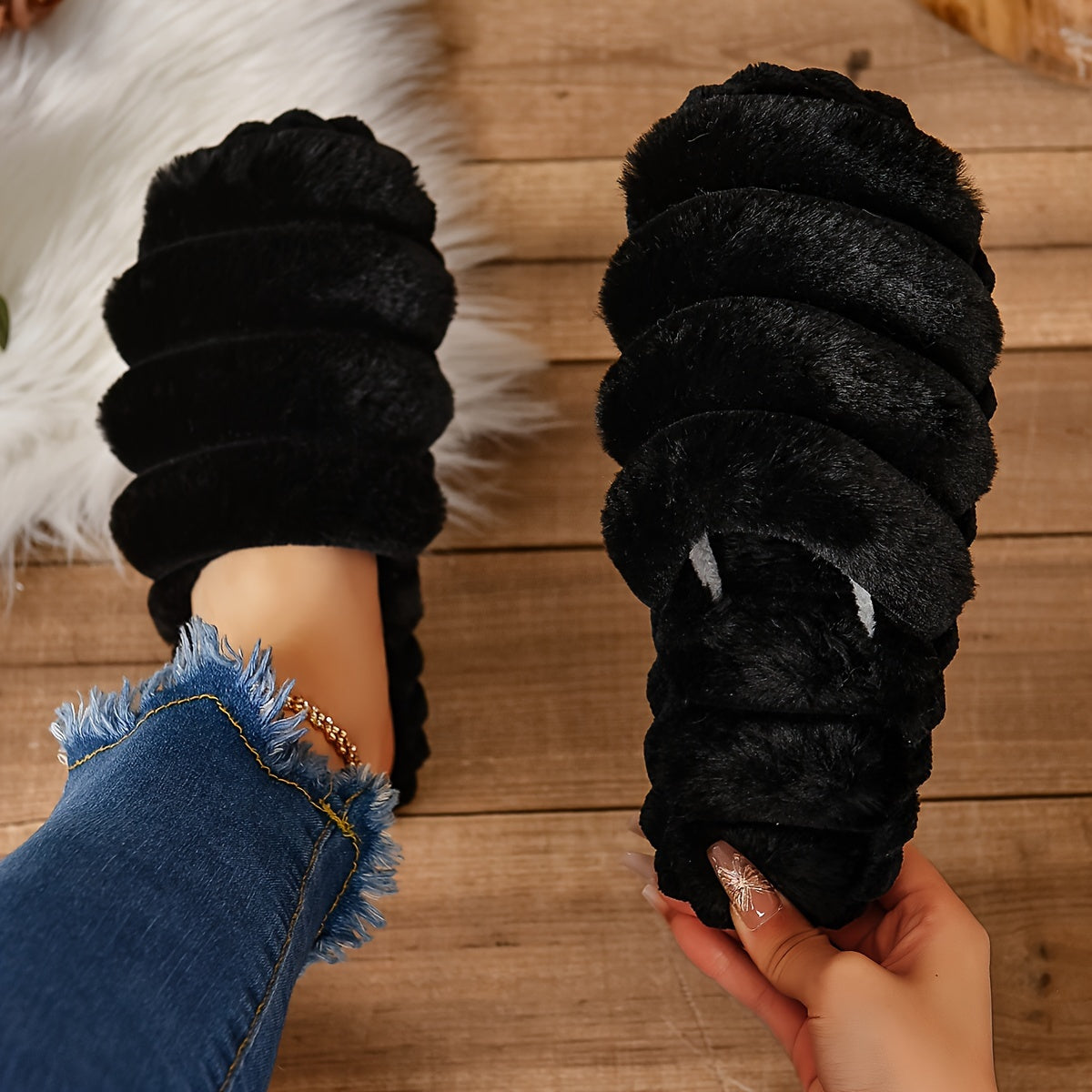 Women's Casual Slip-On Flats Comfortable Home Slippers