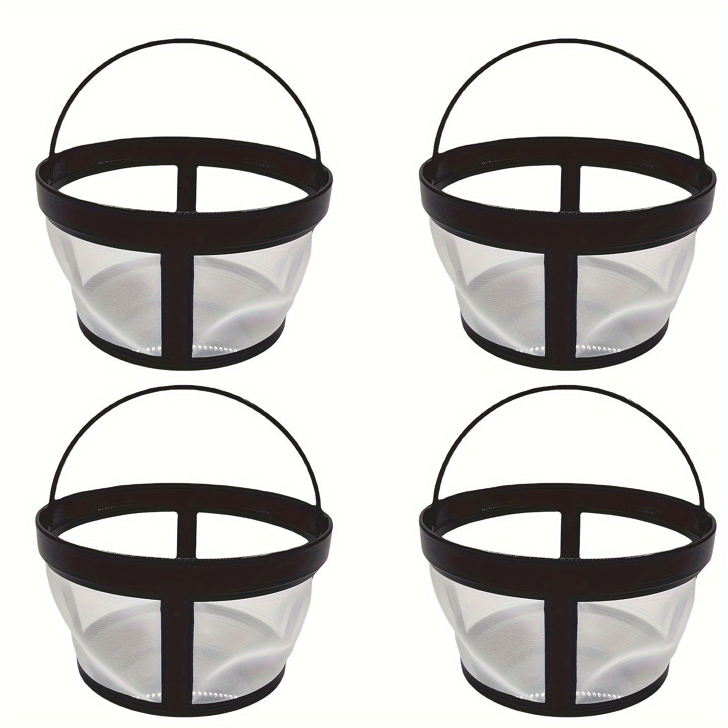 Qulay tutqichi bo'lgan mustahkam nylon qahva filtr savati, polipropilen konusli tomizuvchi qahva tayyorlash mesh filtri - qo'lda quyish tizimlariga mos keladi