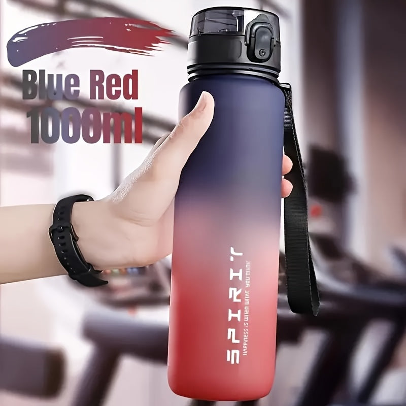 750ml BPA-Free Plastic Water Bottle Leakproof with Straw Lid for Gym Outdoor Hiking