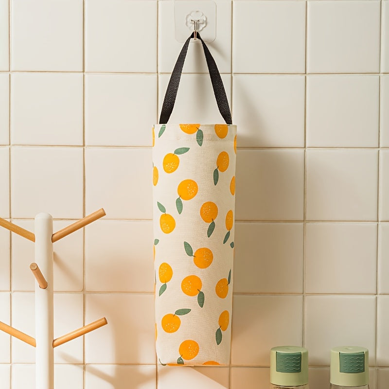 Cartoon Wall Hanging Garbage Bag Holder Storage Bag for Kitchen Organizing