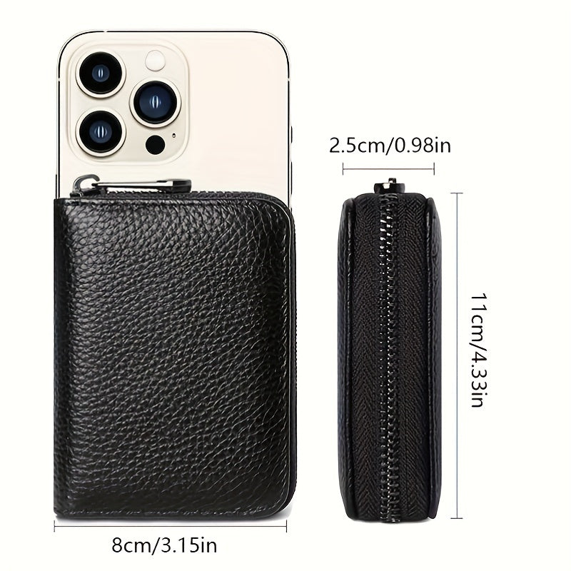 Waterproof RFID Blocking Wallet for Passports Cards Cash Men Women