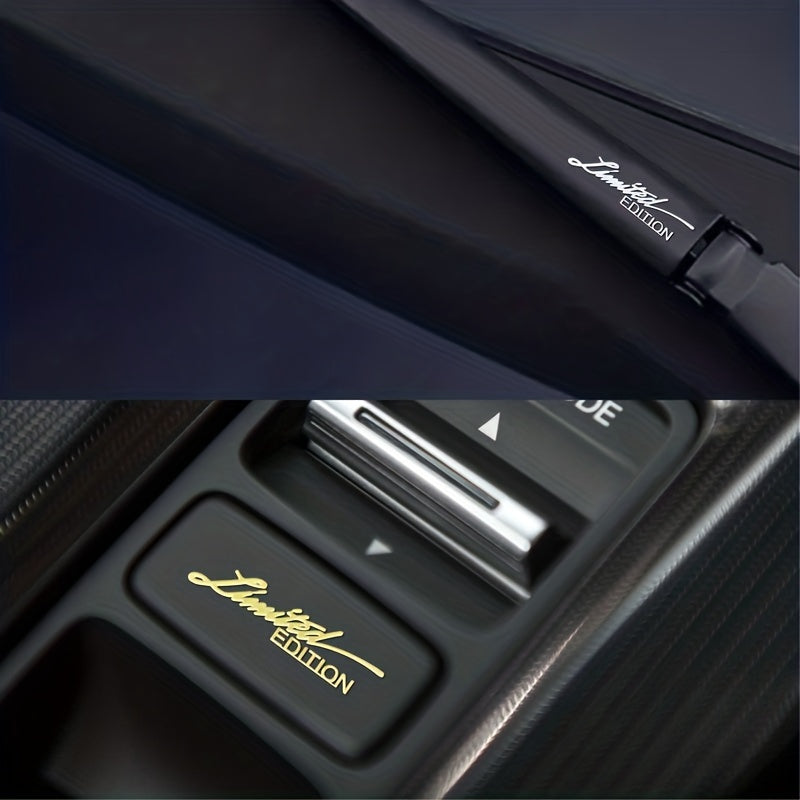 4 dona Universal 3D Metall Avtomobil Emblemalari Badg Logo Dekal Ichki Qo'shimchalar