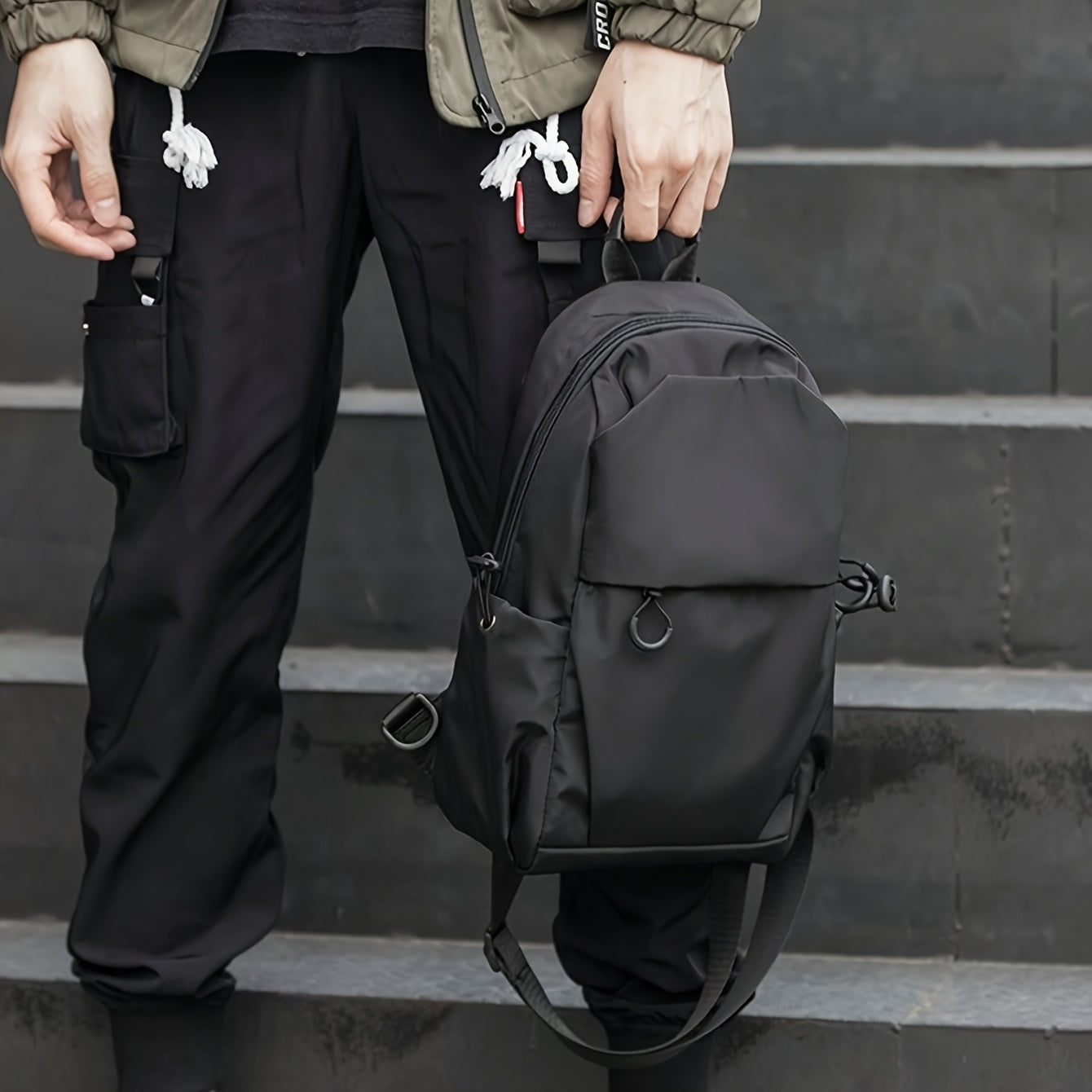 Мужская водонепроницаемая нейлоновая сумка через плечо для активного отдыха, велосипедных прогулок, походов