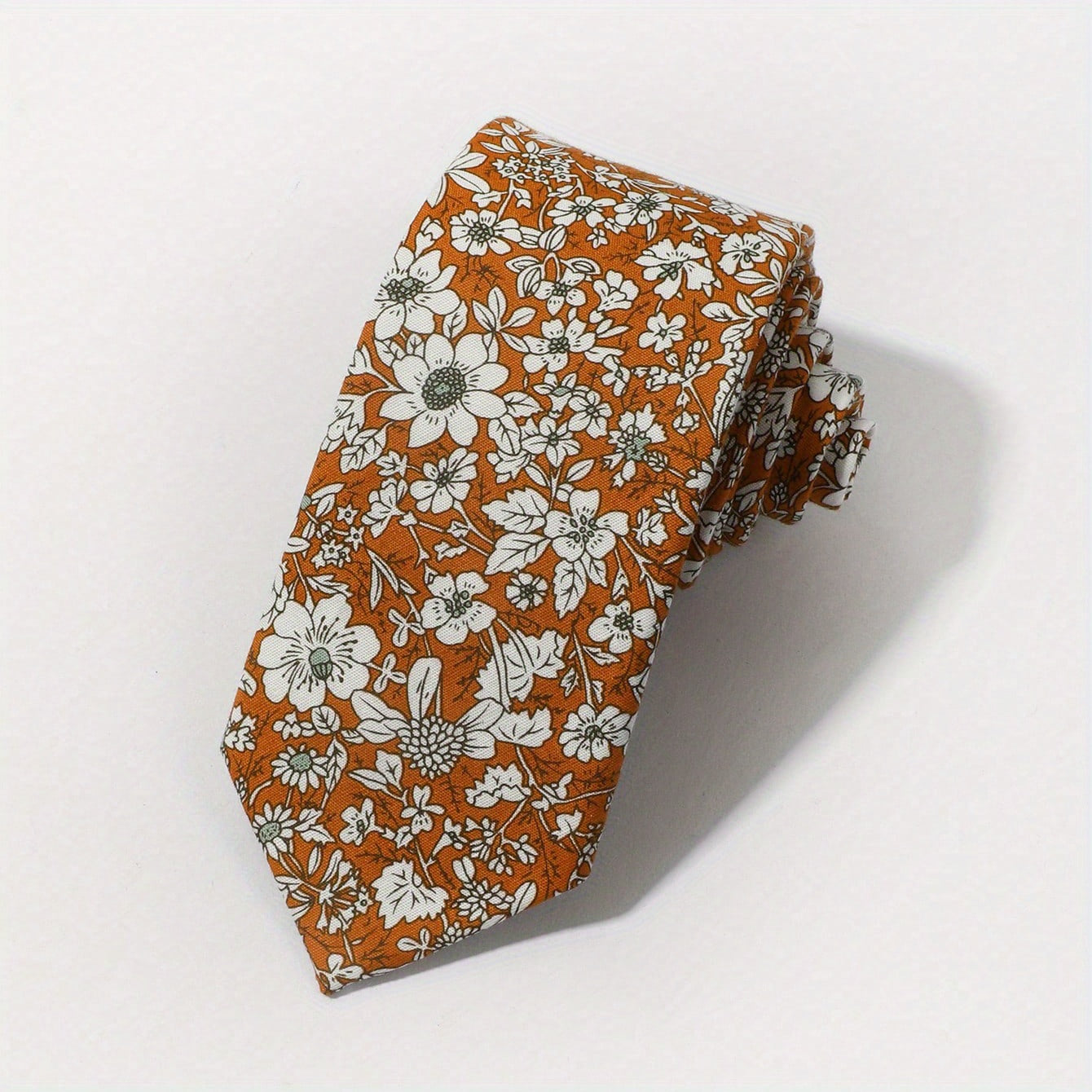 Men's Floral Print Party Tie for Formal Occasions